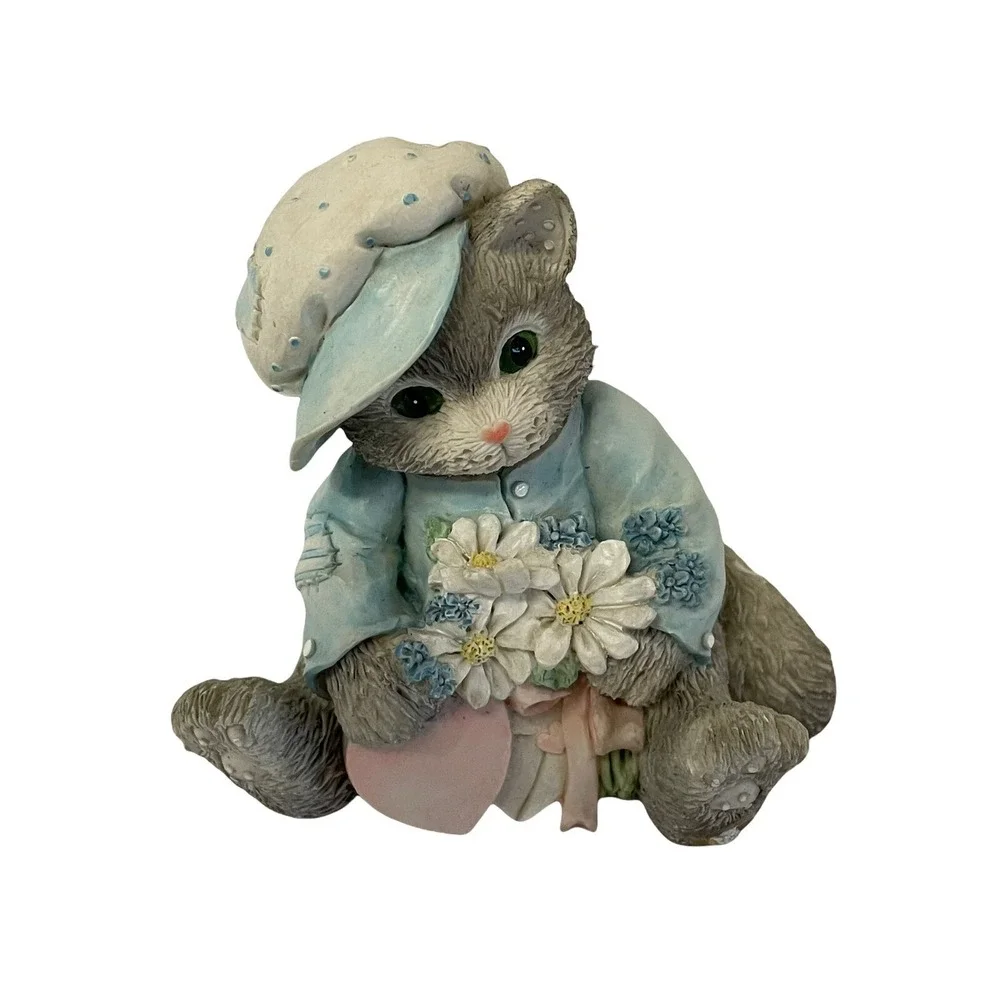 Vintage   Calico Kittens Figurin 
